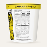 Secret Creamery Bananas Foster — High Protein 16 oz pint — high protein ice cream (30g protein) — nutrition facts