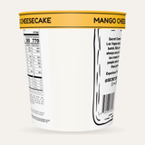 Secret Creamery Mango Cheesecake — High Protein 16 oz pint — high protein ice cream (30g protein) — back