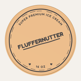 Secret Creamery Fluffernutter 16 oz pint — super premium ice cream — top