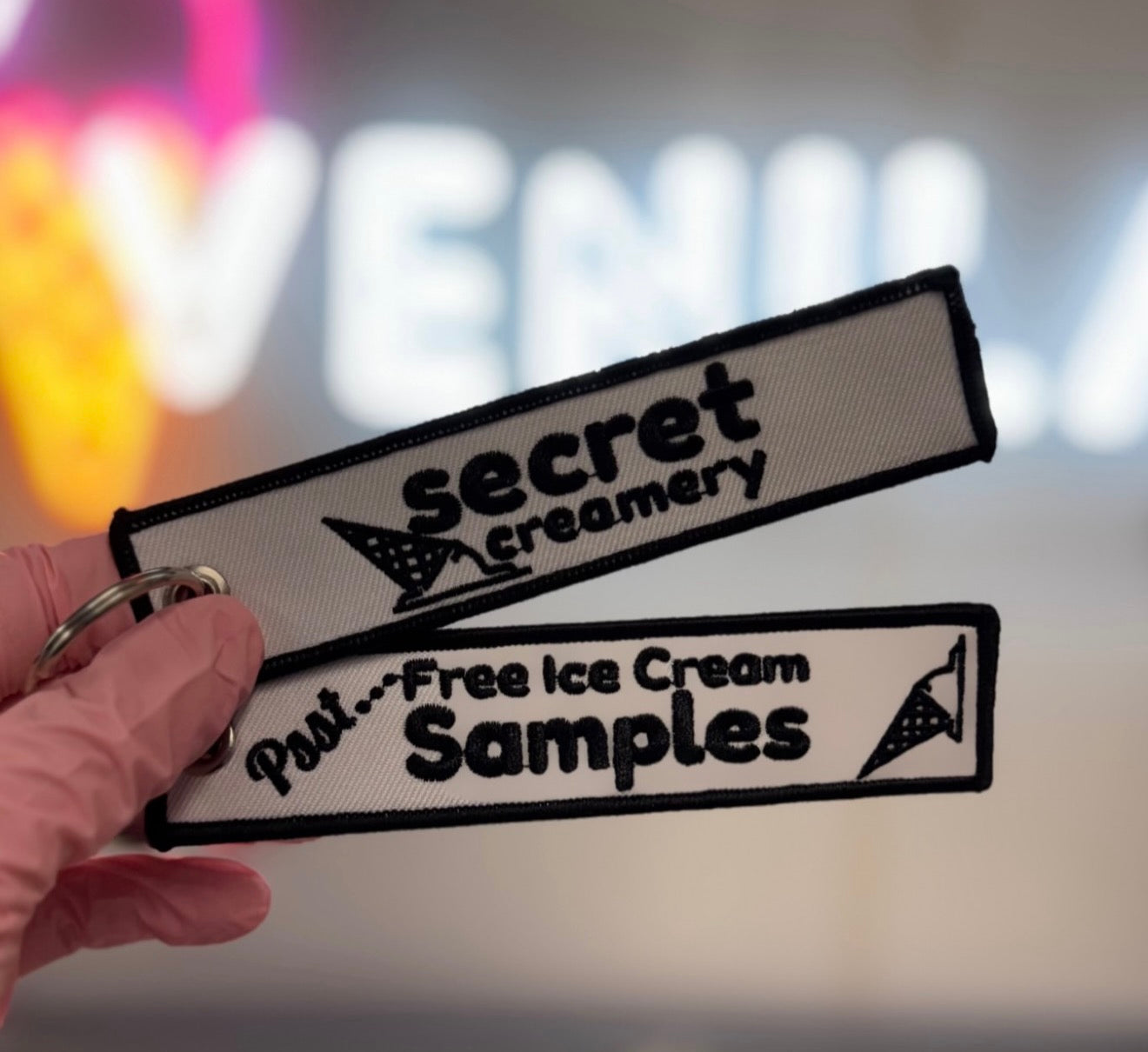 Secret Creamery Key Tag