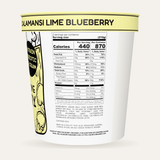 Secret Creamery Calamansi Lime Blueberry — Probiotic 16 oz pint — 4-strain probiotic ice cream — nutrition facts