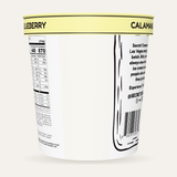 Secret Creamery Calamansi Lime Blueberry — Probiotic 16 oz pint — 4-strain probiotic ice cream — back