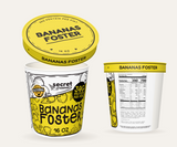 Secret Creamery Bananas Foster — High Protein 16 oz pint — high protein ice cream (30g protein) — multi-view