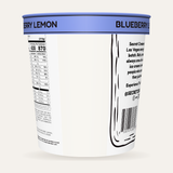 Secret Creamery Blueberry Lemon — Probiotic 16 oz pint — 4-strain probiotic ice cream — back