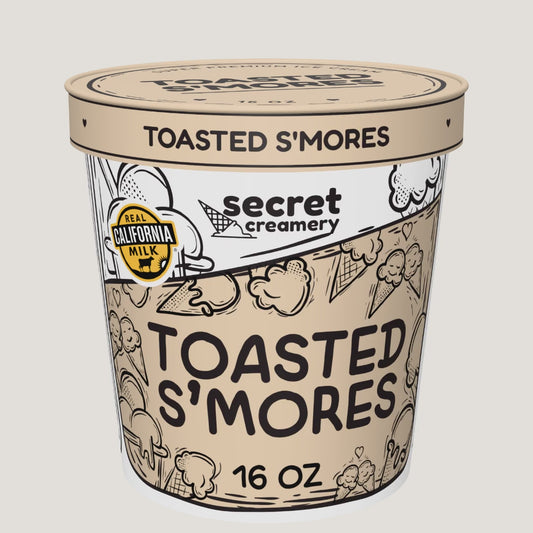 Secret Creamery Toasted S'mores pint — 360° view