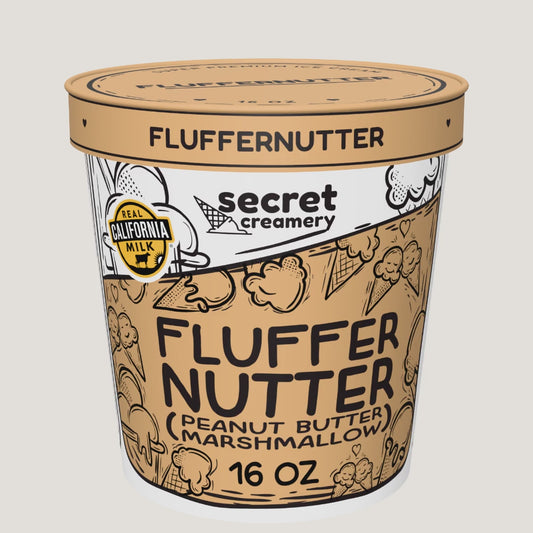 Secret Creamery Fluffernutter pint — 360° view